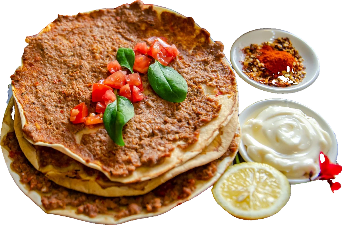 Üst üste lahmacunlar